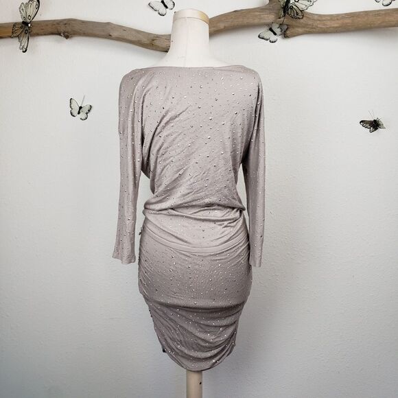 International concepts taupe dress stretchy dress - Picture 4 of 8
